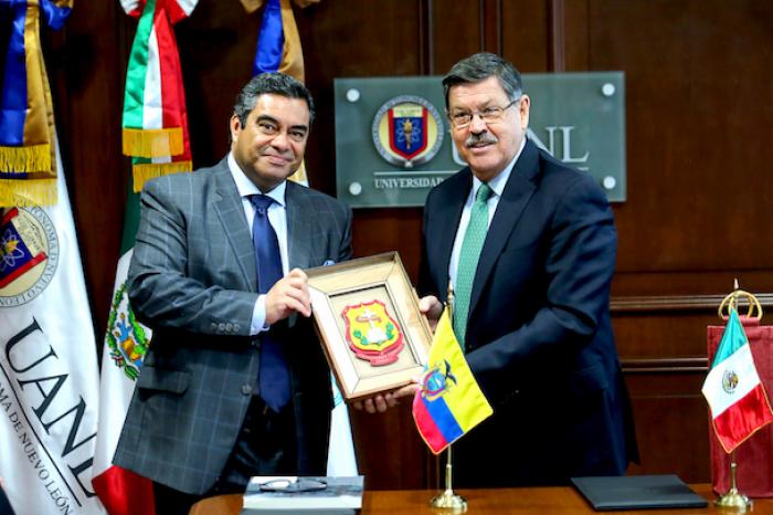 UANL Formaliza alianza con universidad ecuatoriana