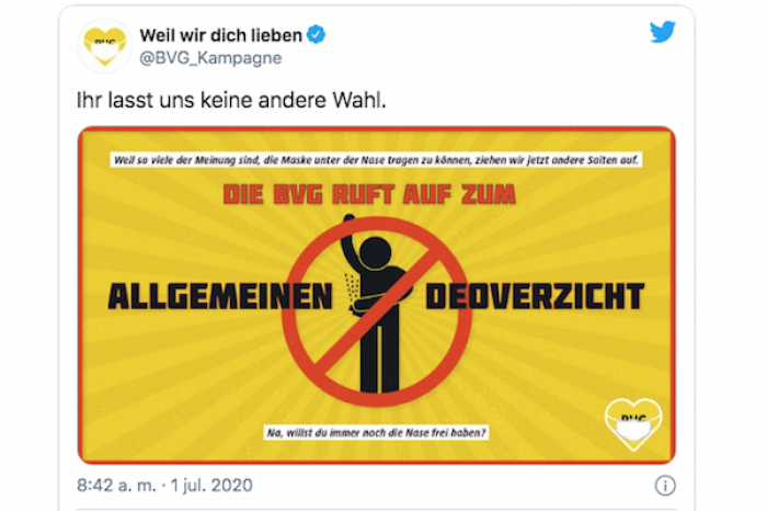 Berlín pide que dejen de usar desodorante en el transporte público para frenar el coronavirus