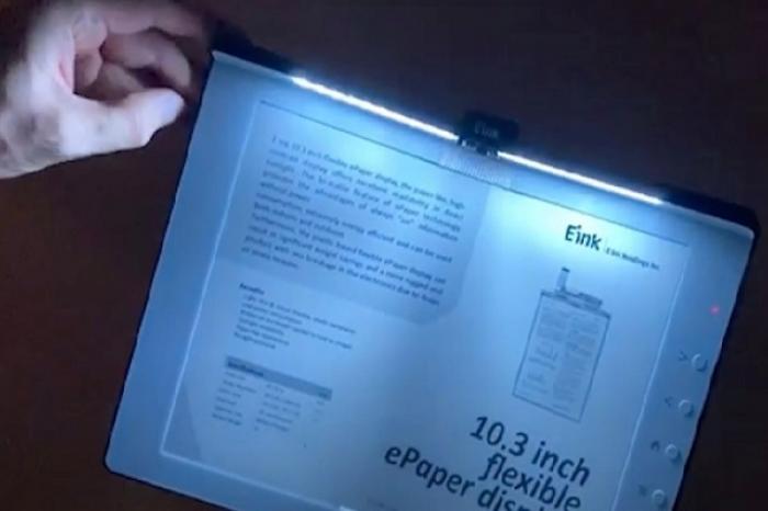 Crean una pantalla de tinta electrónica plegable y sobre la que se pueden tomar notas