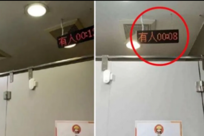Empresa China es criticada por instalar cronómetros en sus baños