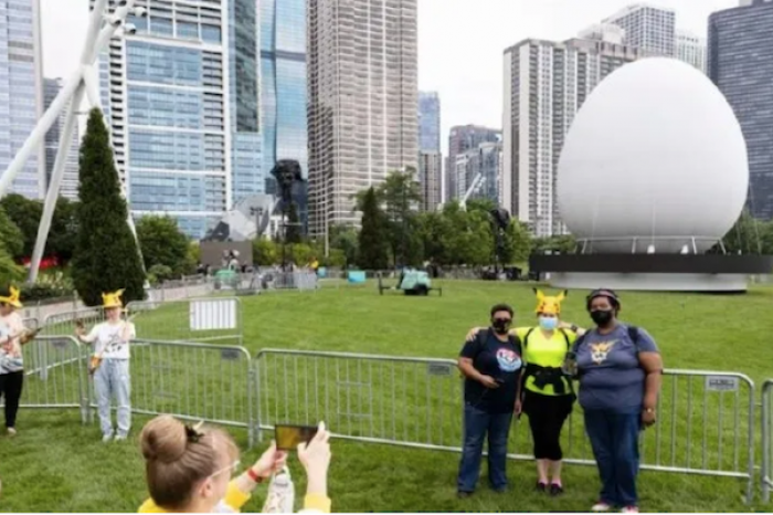 Aparece en Chicago un huevo gigante de Pokémon Go