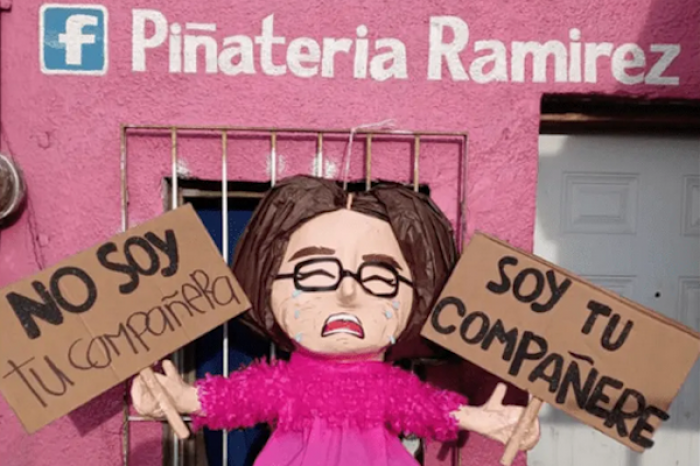 Piñatería de Reynosa crea piñata de compañere