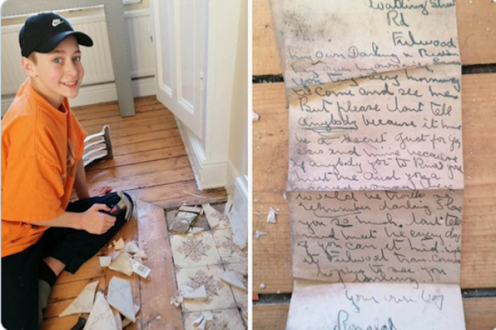 Descubren carta en su casa escrita hace 100 años que revela un amorío extramarital