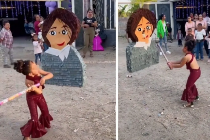 Niña tiene fiesta temática de Selena y rompe piñata de Yolanda Saldívar