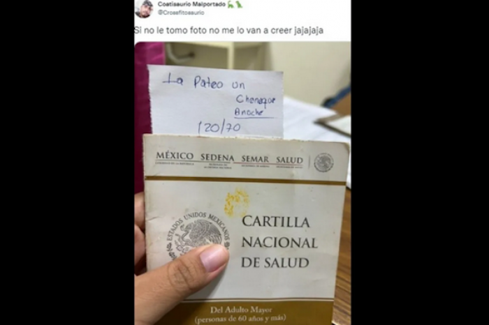 Motivo de consulta se hace viral: “La pateó un chaneque anoche