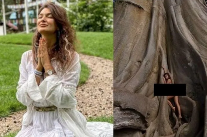 Mujer será deportada de Bali por posar desnuda frente a un árbol sagrado