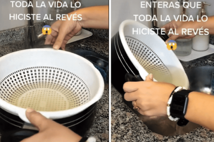 Una cocinera compartió el truco del colador en las pastas que sorprendió a miles de usuarios