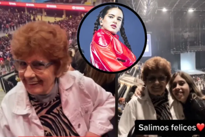 Abuela Motomami, asiste al concierto de Rosalía en compañía de su nieta