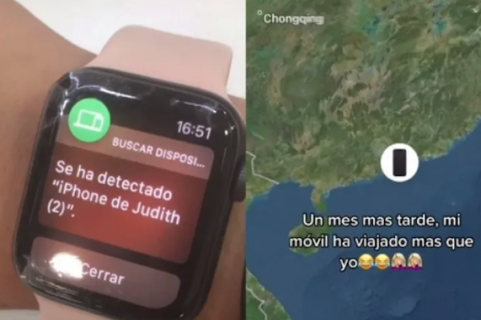 Le roban el teléfono en concierto en España, el dispositivo aparece en China