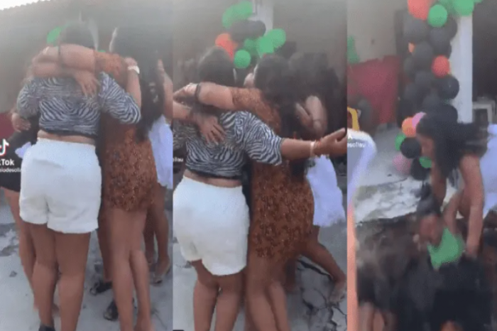 Mujeres caen en gran socavón mientras bailaban durante una fiesta