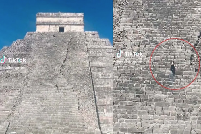 Perritos suben pirámide de Chichén Itzá y se vuelven virales