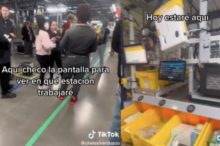 Se hace viral al mostrar cómo es trabajar en Amazon de noche