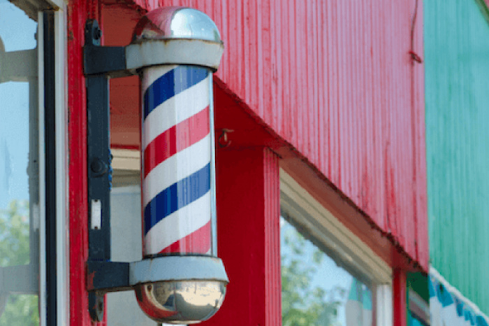 ¿Qué significan los colores del poste del “Barber Pole” ?