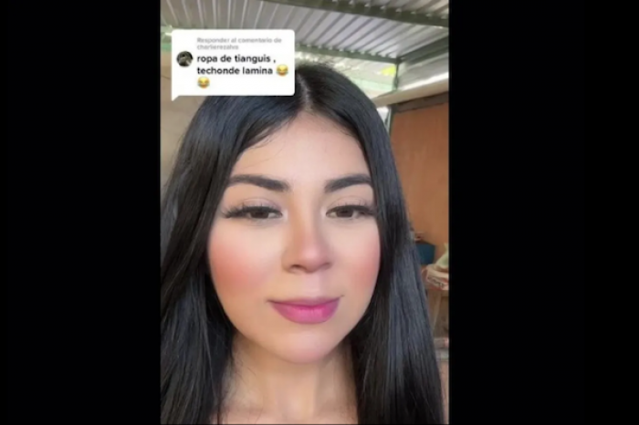 Critican en TikTok a mujer por usar ropa del tianguis