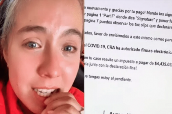 Mujer llora desconsolada al enterarse cuánto pagará de impuestos: “¡Ay, Jesús!”