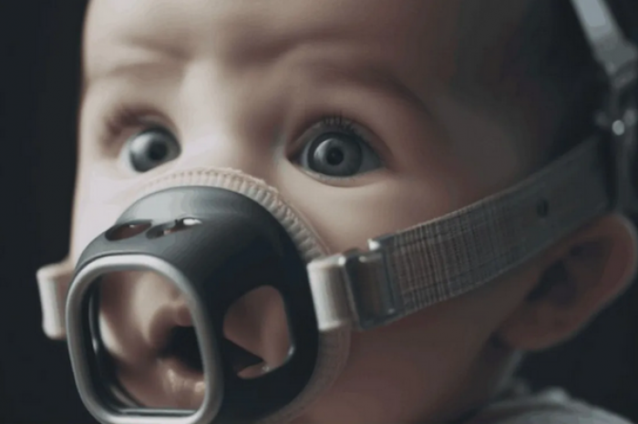 “Lanzan” máscara para silenciar a bebés