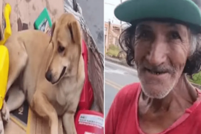 Recolector de basura se niega a vender a su perrita y su respuesta conmueve en redes