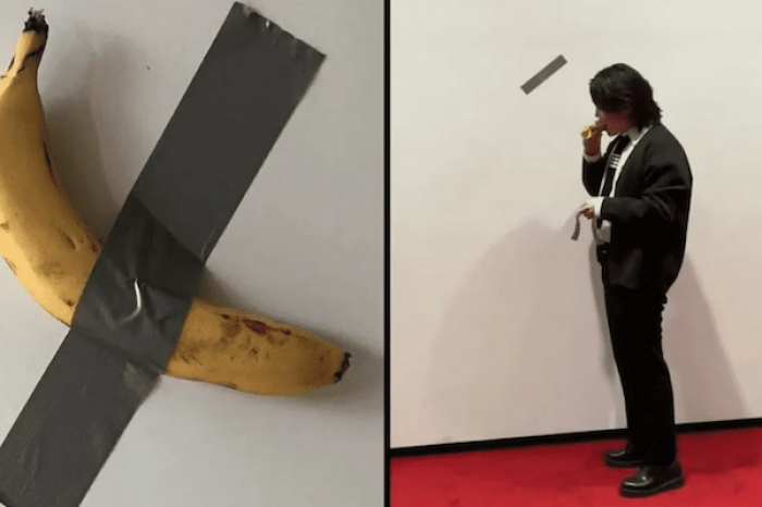¿Arte o comida? Estudiante de arte se come plátano expuesto en museo de Seúl