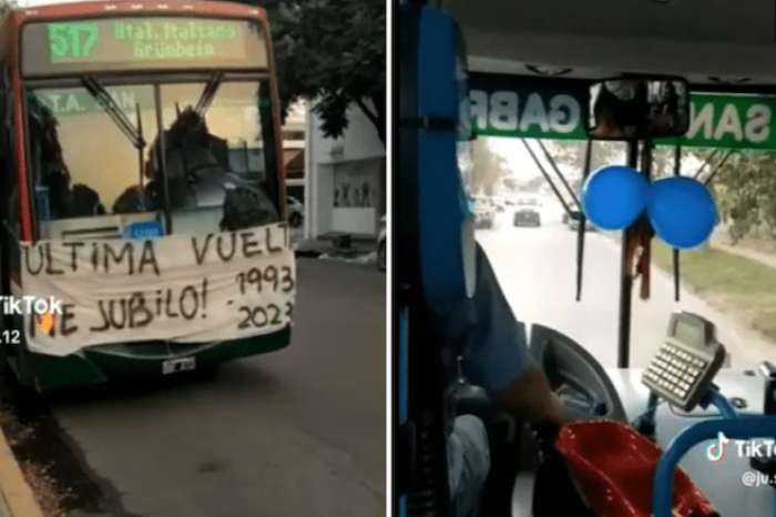 “Hoy se jubila” Chófer da su última vuelta después de 30 años