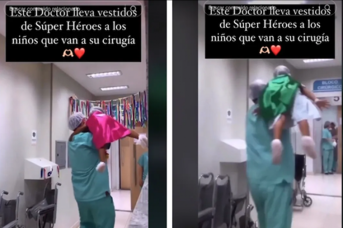 Doctor, se hace viral en redes por llevar niños a su cirugía vestidos de superhéroes