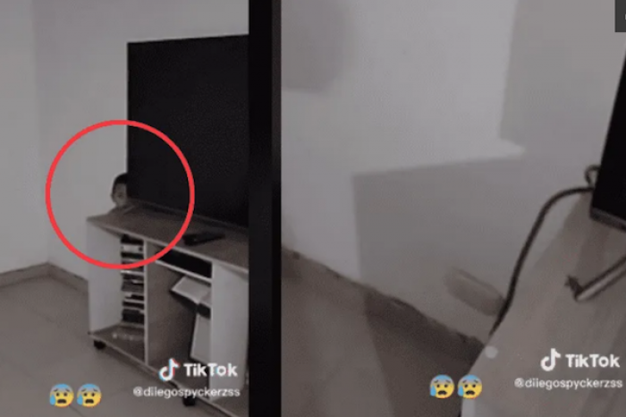 Tiktoker graba el escalofriante encuentro con el fantasma de un niño