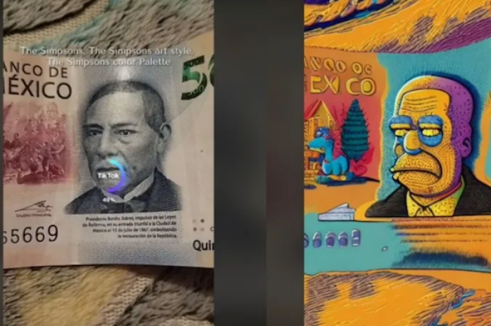 Así luce Benito Juárez versión Los Simpson