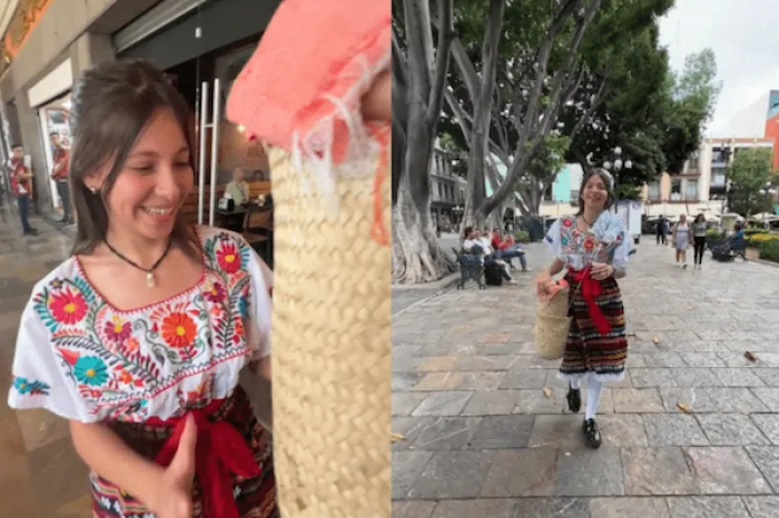 Joven gana 3 mil pesos por vender tortillas en traje típico