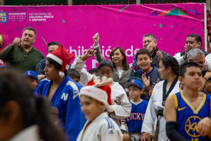Celebra Guadalupe el éxito de sus atletas en exhibición de escuelas deportivas