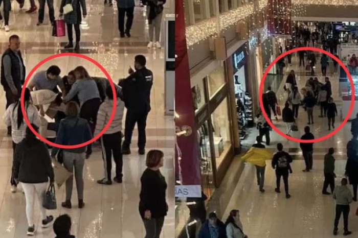 Confrontación entre esposa y amante desata un escándalo en centro comercial