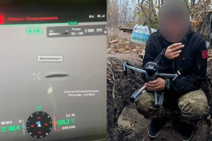 Soldado ucraniano afirma haber grabado a OVNI en zona de guerra