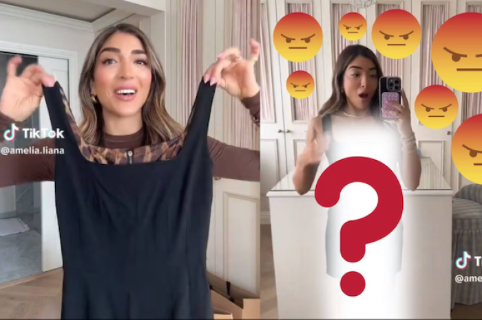 Mujer enfurece a usuarios al cortar un vestido vintage de Dolce & Gabbana