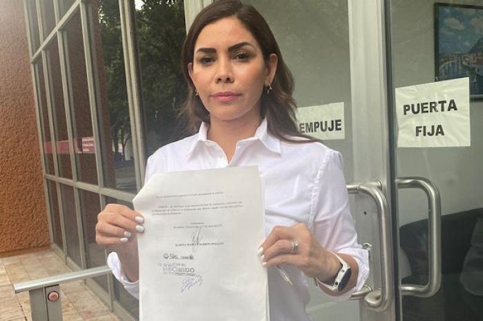 Karina Barrón denuncia penalmente a vocero d