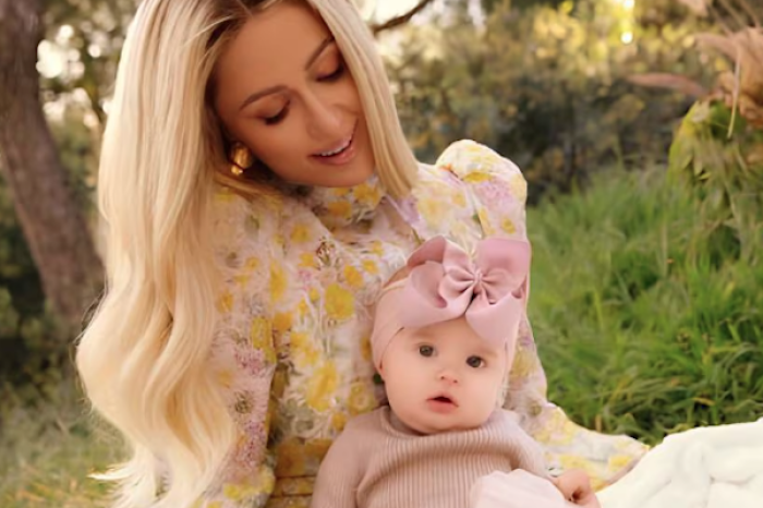 Paris Hilton presenta a su hija recién nacid