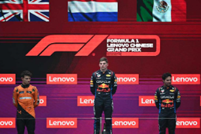 ¨Checo¨ Pérez logra un histórico tercer puesto en el GP de China de Fórmula 1
