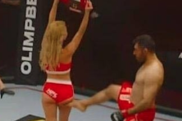 Luchador de MMA suspendido de por vida por agresión a ring girl en la liga rusa HFC