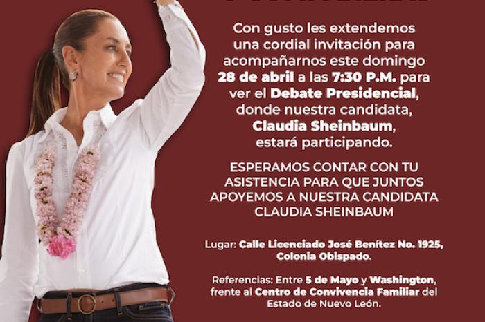 Waldo Fernández y Judith Díaz invitan a ver segundo debate presidencial