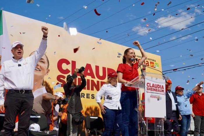 ¨Arrasará Claudia Sheinbaum en Nuevo León¨, celebran Waldo Fernández y Judith Díaz