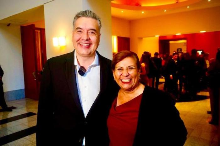 Van Waldo Fernández y Judith Díaz por el im