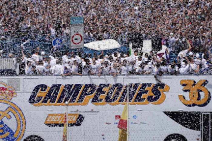 El Real Madrid celebra su trigésimo sexto título de LaLiga
