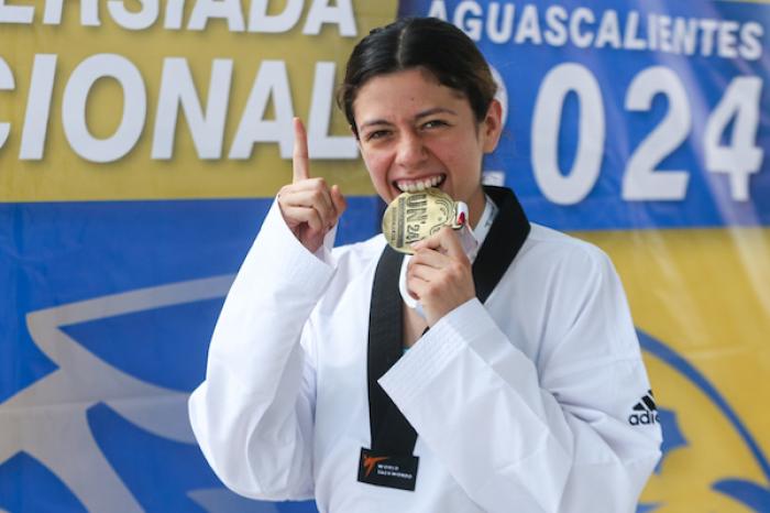 Kasandra Sánchez conquista su primer metal dorado en la Universiada Nacional 2024