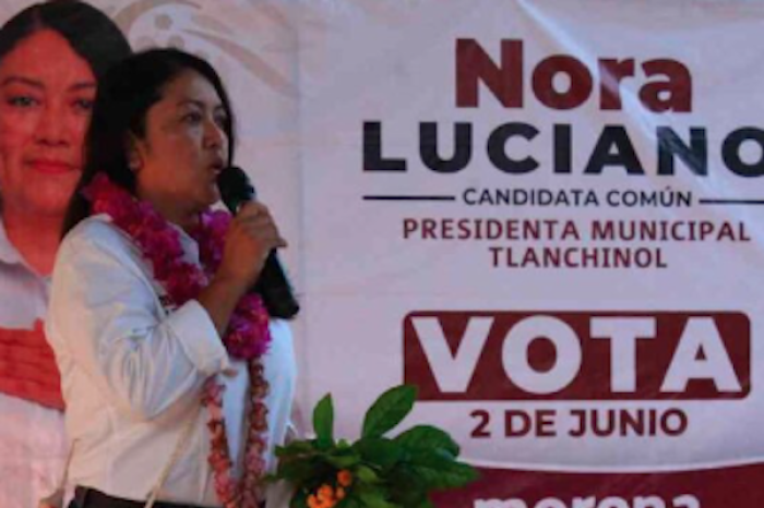 Atacan a balazos la casa de la candidata Nora Luciano en Tlanchinol, Hidalgo
