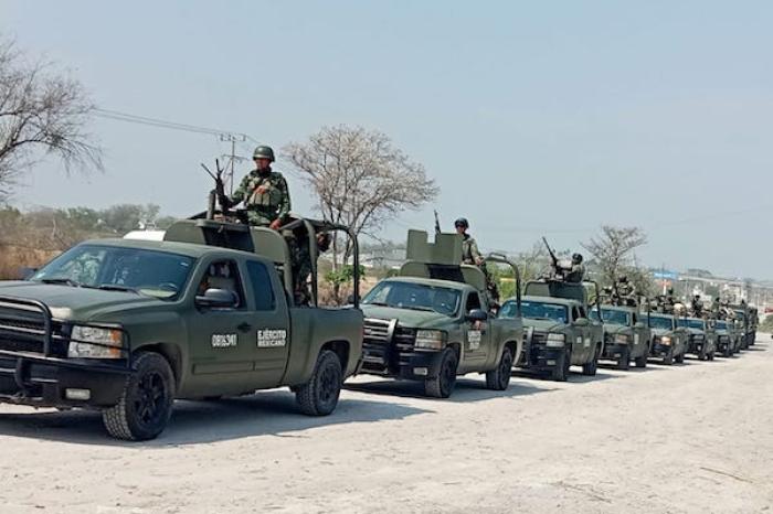 Llegan 300 elementos del Ejército y Guardia Nacional a Nuevo León