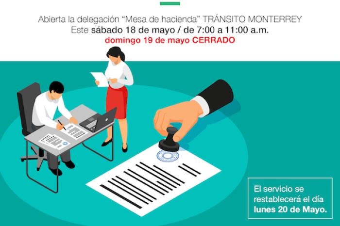 Gobierno de Monterrey anuncia mantenimiento al sistema de cobro municipal