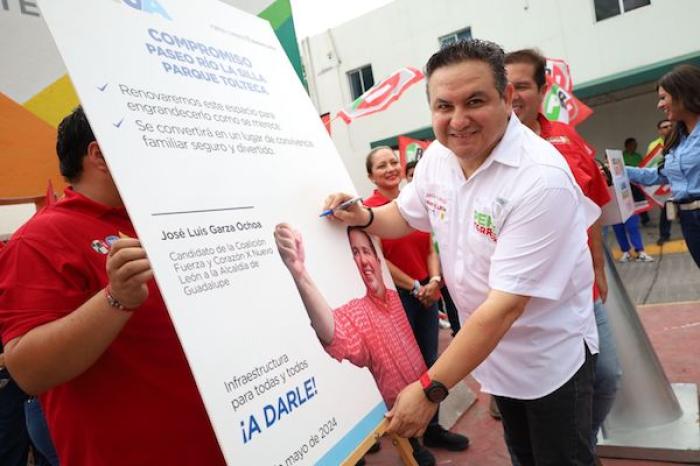 Pepe Torres se compromete a mejorar espacios públicos y deportivos en Nuevo León