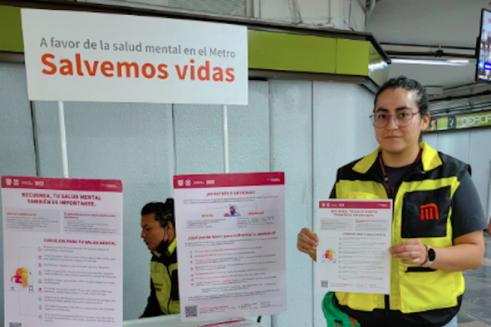  El Metro CDMX refuerza su programa “Salvemos Vidas” para prevenir el suicidio