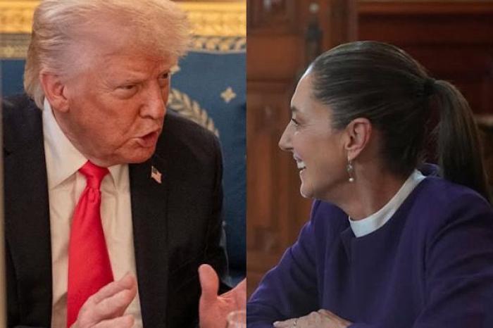 Claudia Sheinbaum y Donald Trump acuerdan ref