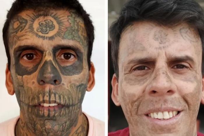 El hombre más tatuado de Brasil inicia una n