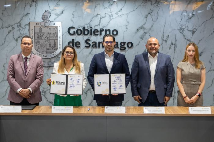 Pactan compromiso de no violencia política c