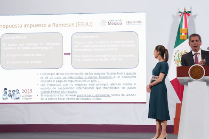 SHCP advierte que impuesto del 5% a remesas s