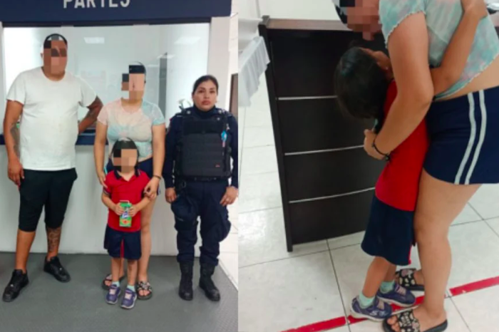 Policías de Guadalupe rescatan a niña de 4 